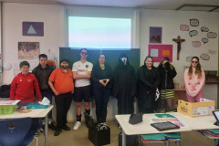 Klassenfoto im Kostüm