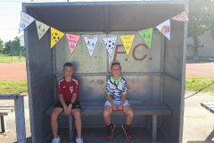 Kinder in der Auswechselkabine