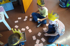 Es wir Memories gespielt im Buchstabenfest.