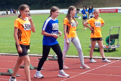 Bezirksfinale mit der Startnummer 304 an der Startlinie